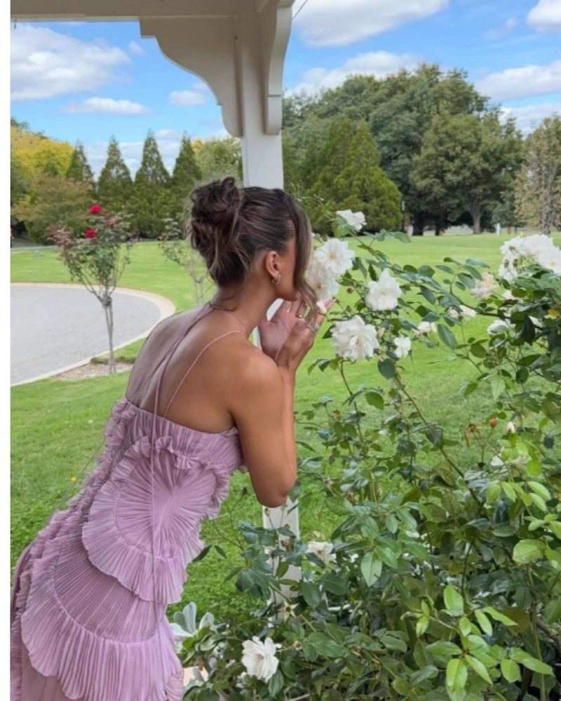 Elena Halter Maxi Dress — view 3
