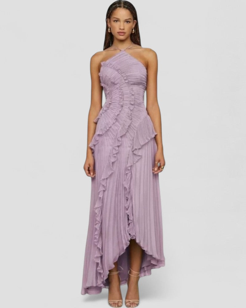 Elena Halter Maxi Dress — view 1