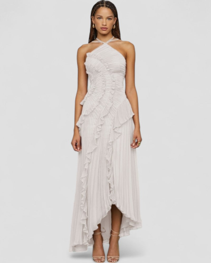 Elena Halter Maxi Dress — view 5
