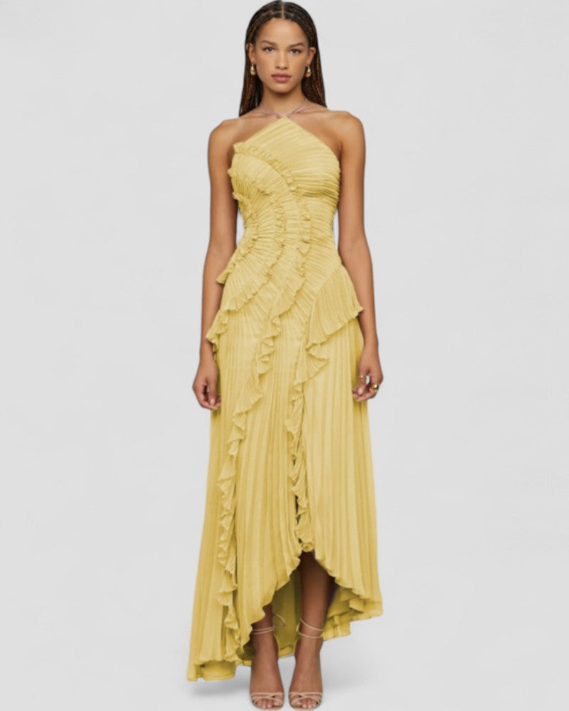 Elena Halter Maxi Dress — view 6