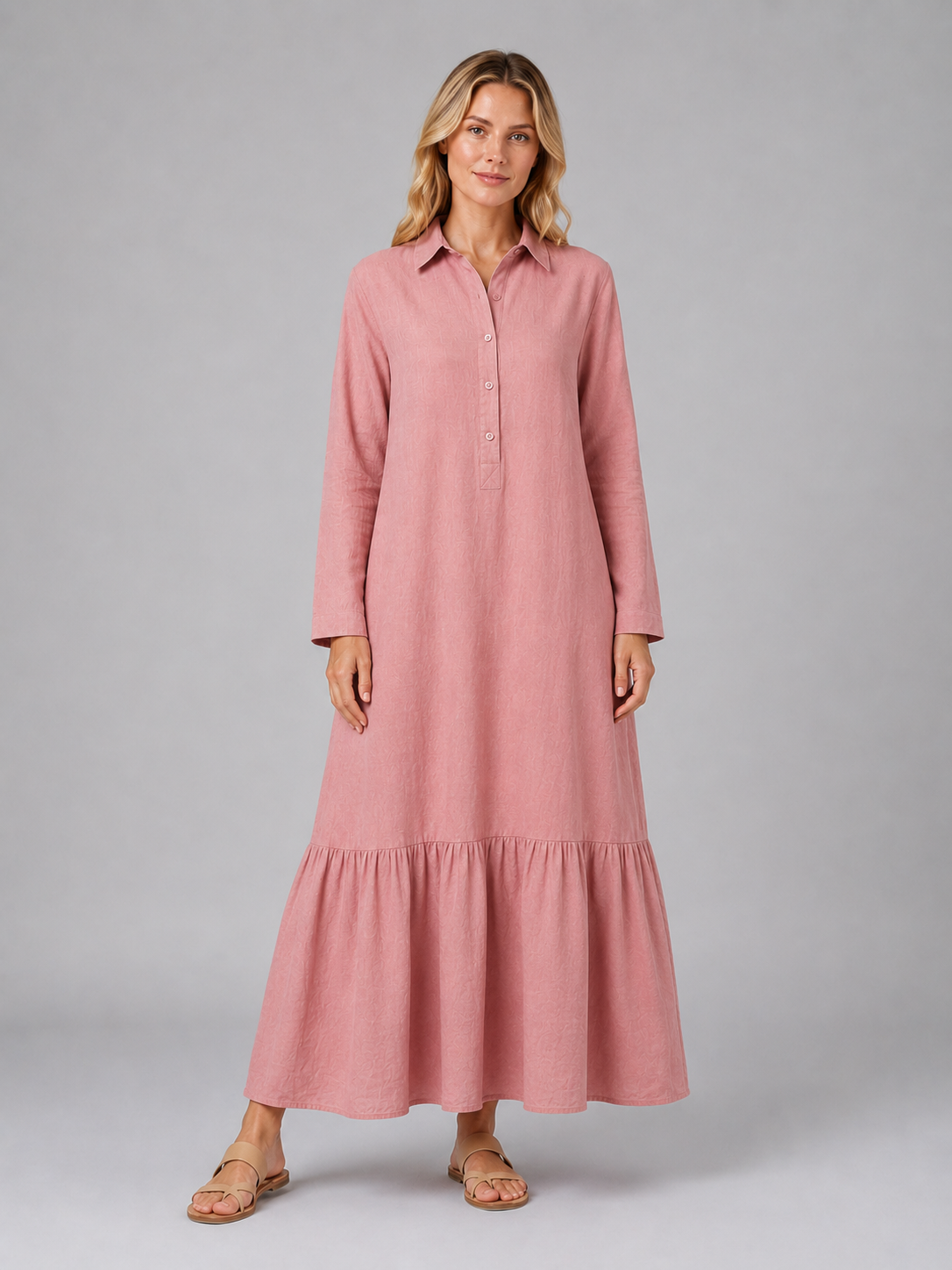 Sienna Tiered Shirt Dress — view 3