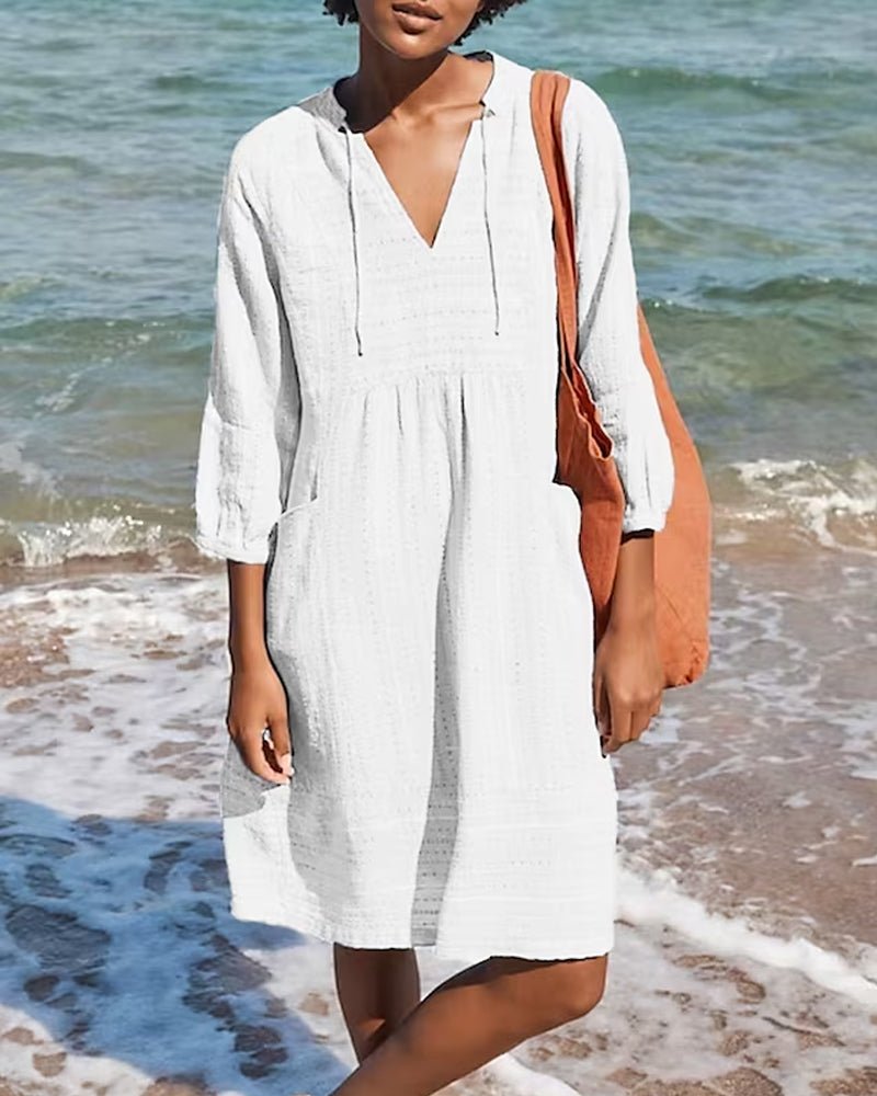 Liv Cotton Midi Dress — view 4