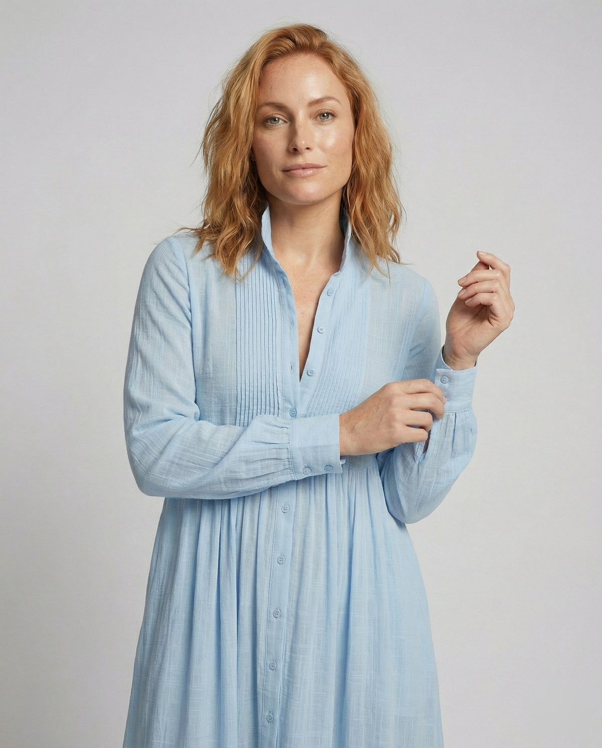 Juno Button-Front Maxi Dress — view 3