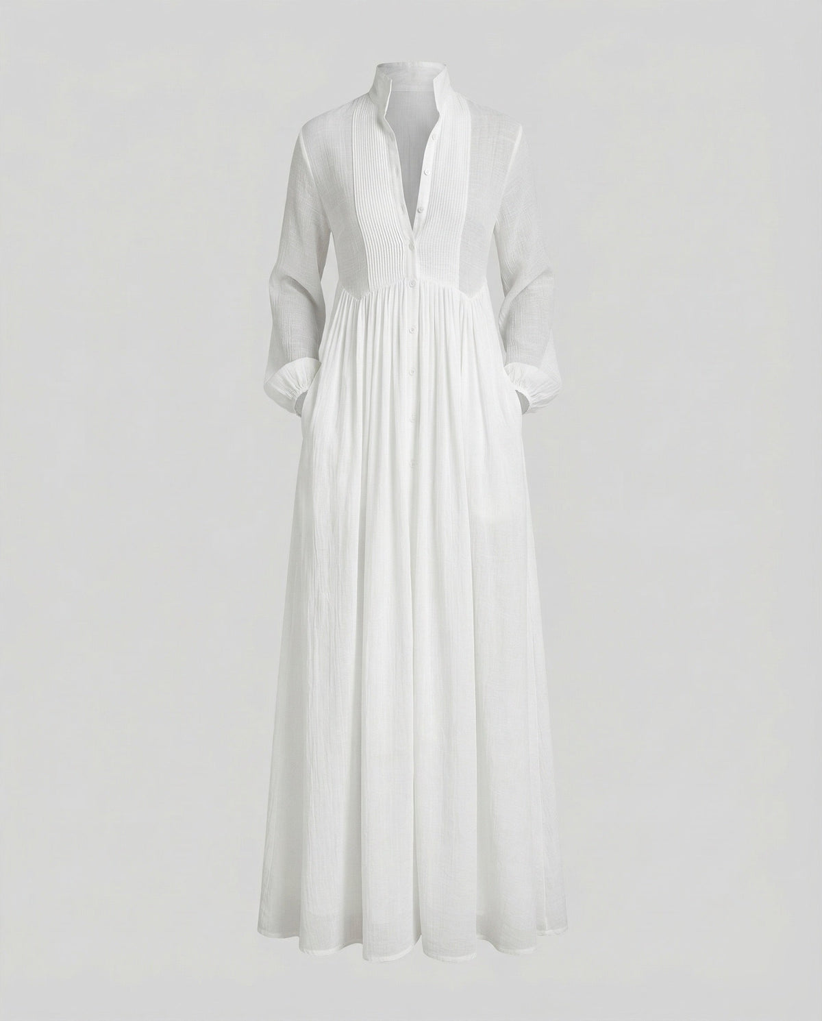 Juno Button-Front Maxi Dress — view 6
