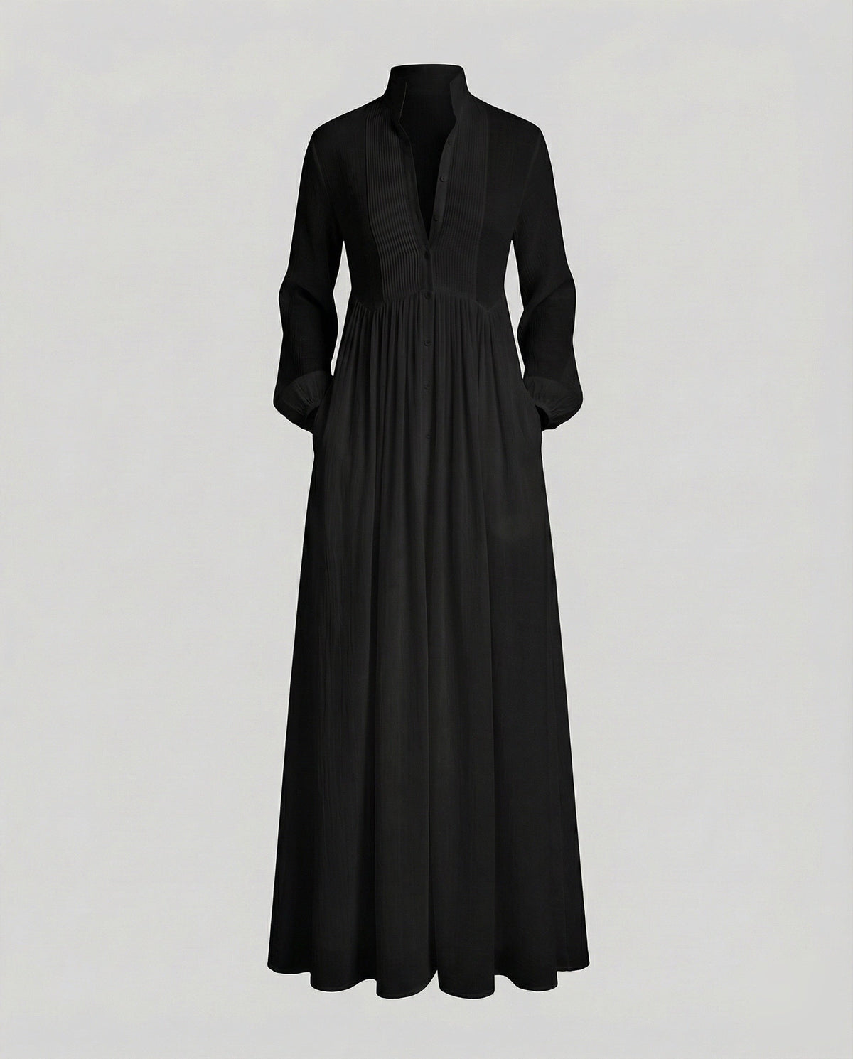 Juno Button-Front Maxi Dress — view 7