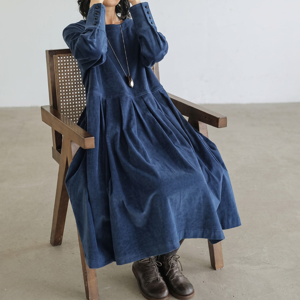 Ines Pleated Swing Dress — view 3
